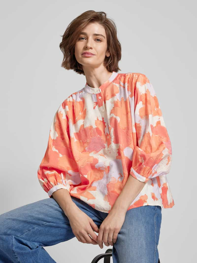 Opus Blouse met all-over motief model 'Falindo'