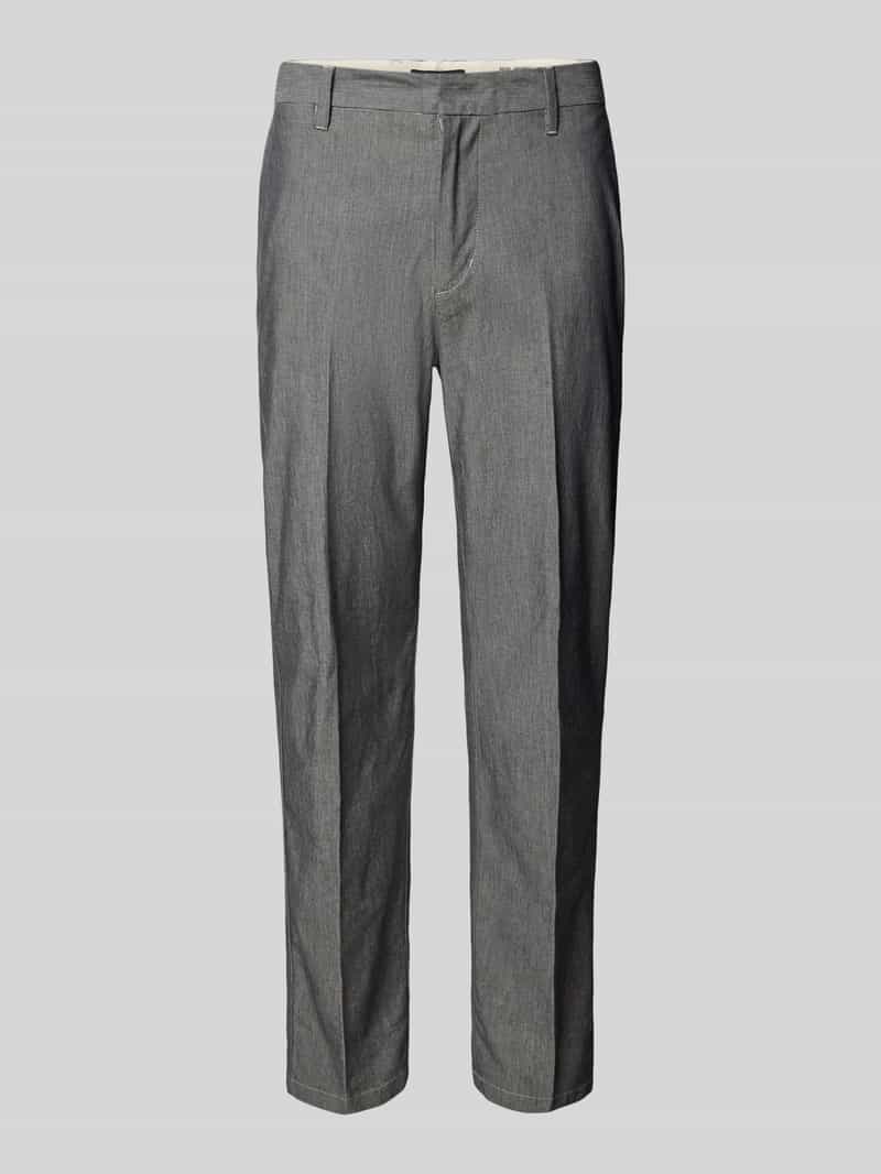 Marc O'Polo Tapered pantalon van katoenmix model 'MOROT'