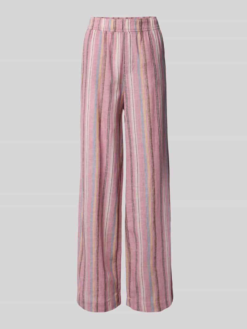 Jake*s Casual Stoffen broek met elastische band