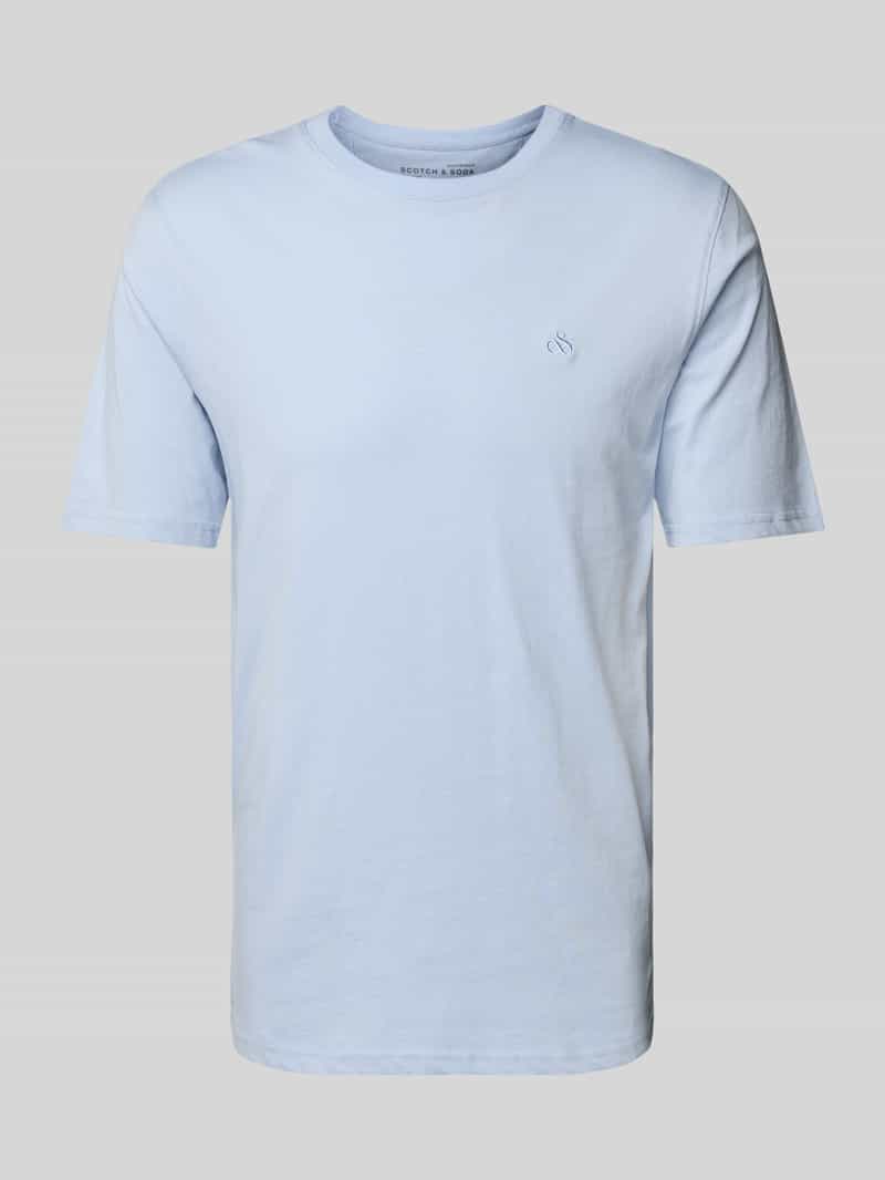 Scotch & Soda Shirt met lange mouwen en labelstitching