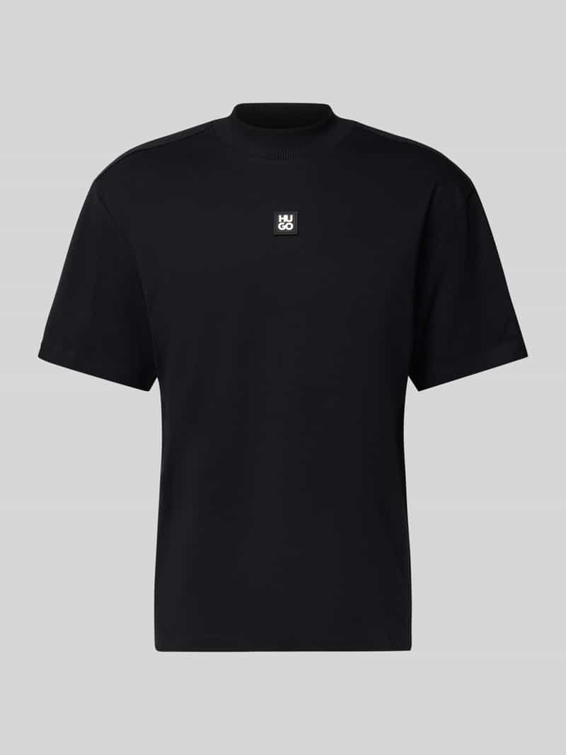 HUGO Relaxed fit T-shirt van puur katoen model 'DANOVOTI'
