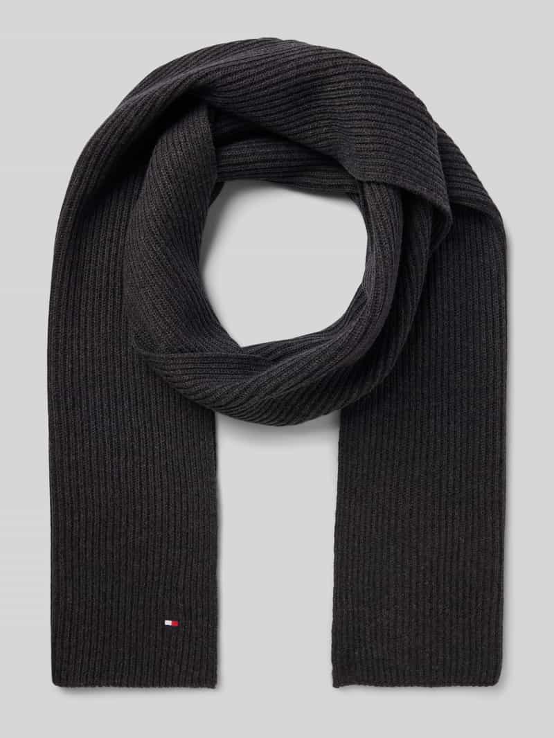 Tommy Hilfiger Sjaal van een mix van kasjmier en katoen