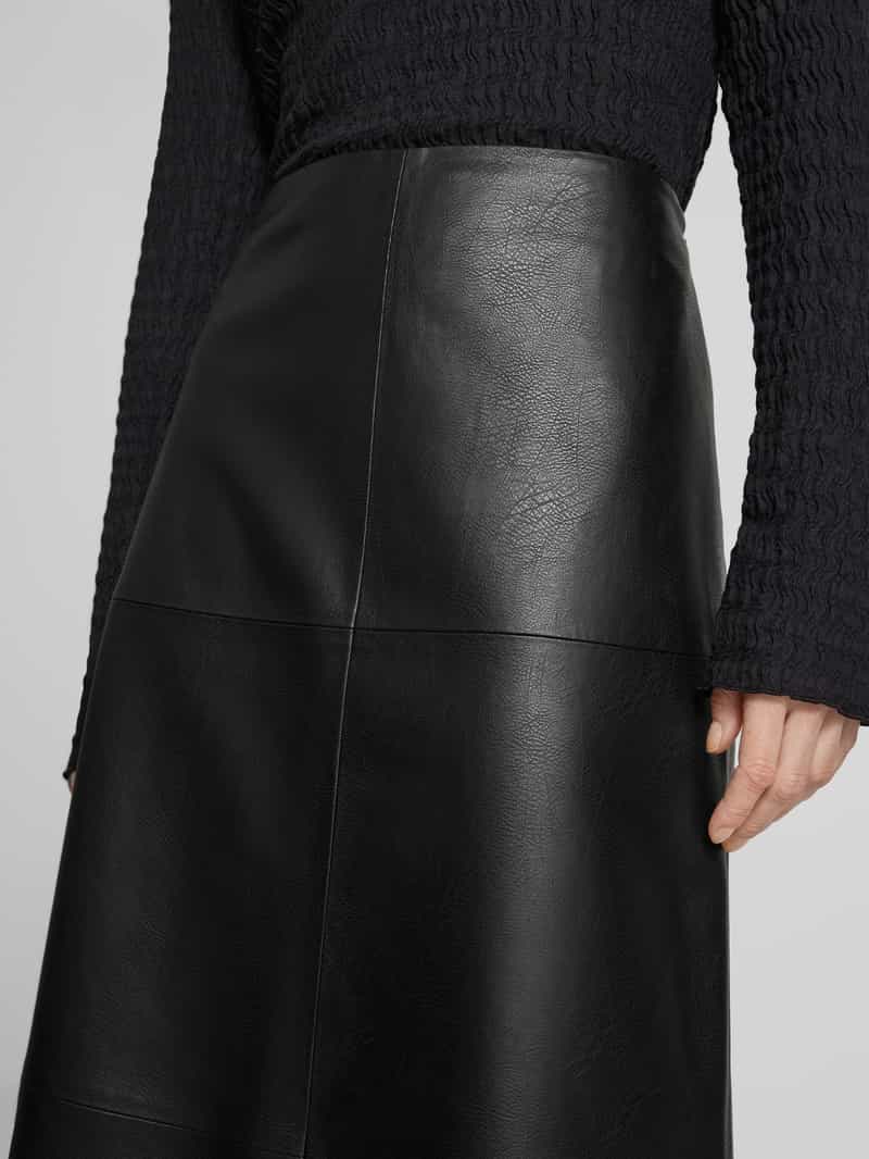 Jake*s Collection Maxirok in leerlook