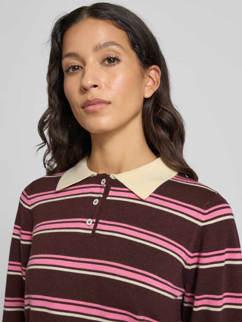 SUNCOO PARIS Gebreide pullover met platte kraag model 'PREGO'