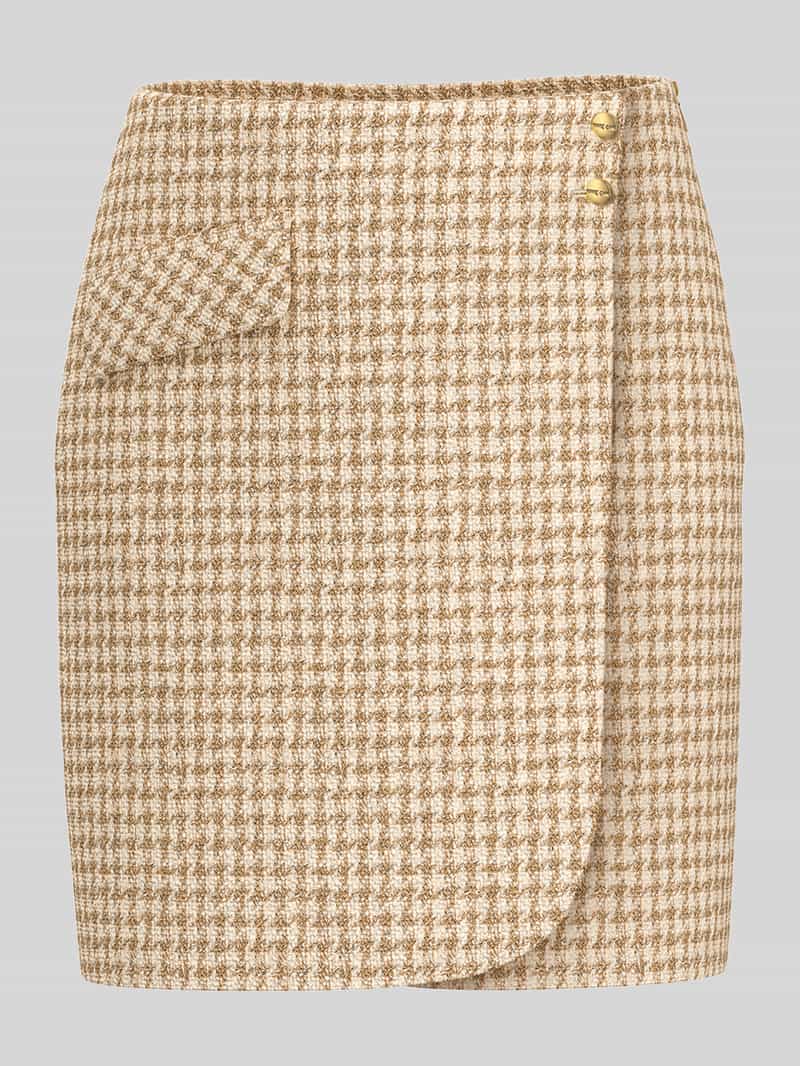 Marc Cain Minirok in wikkellook met klepzak