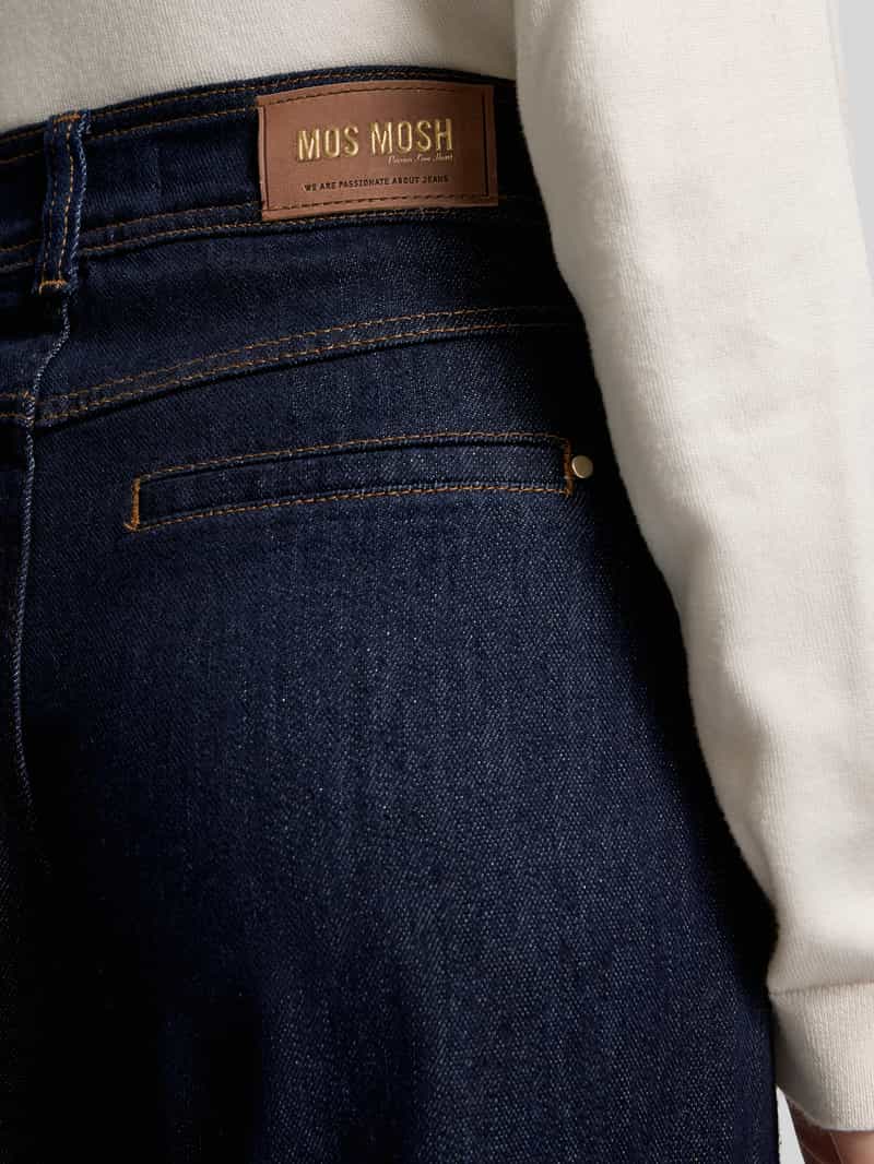 MOS MOSH Wide fit jeans met steekzakken model 'Soey'