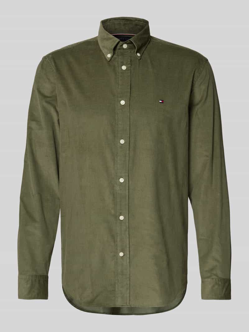 Tommy Hilfiger Regular fit corduroy overhemd van puur katoen