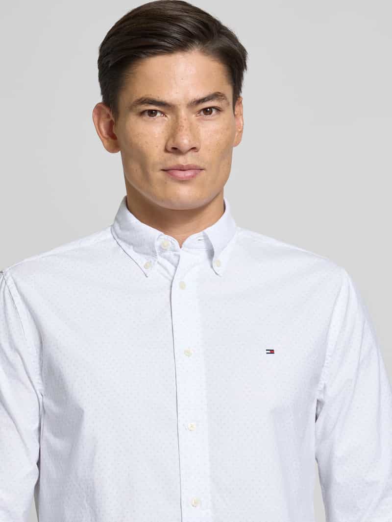 Tommy Hilfiger Regular fit vrijetijdsoverhemd van puur katoen