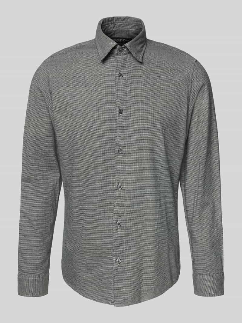 Marc O'Polo Shaped fit vrijetijdsoverhemd van puur katoen