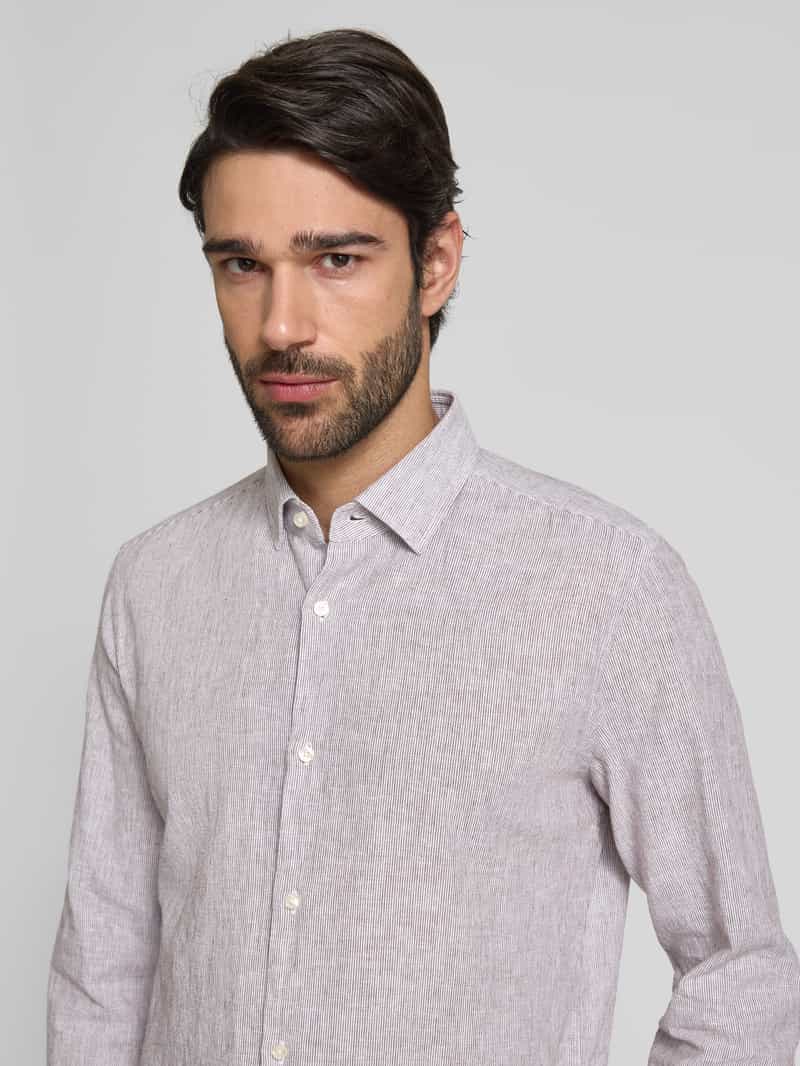 JOOP! Collection Slim fit vrijetijdsoverhemd met haaikraag
