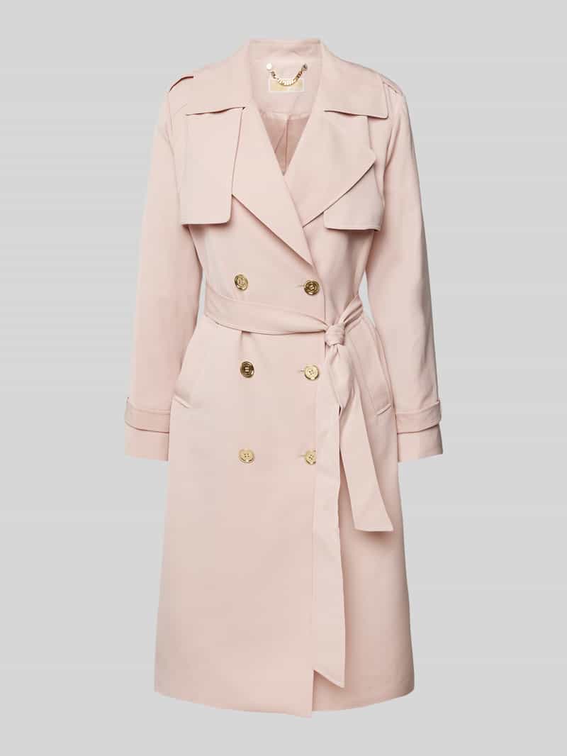 MICHAEL Kors Trenchcoat met strikceintuur model 'DRAPEY'