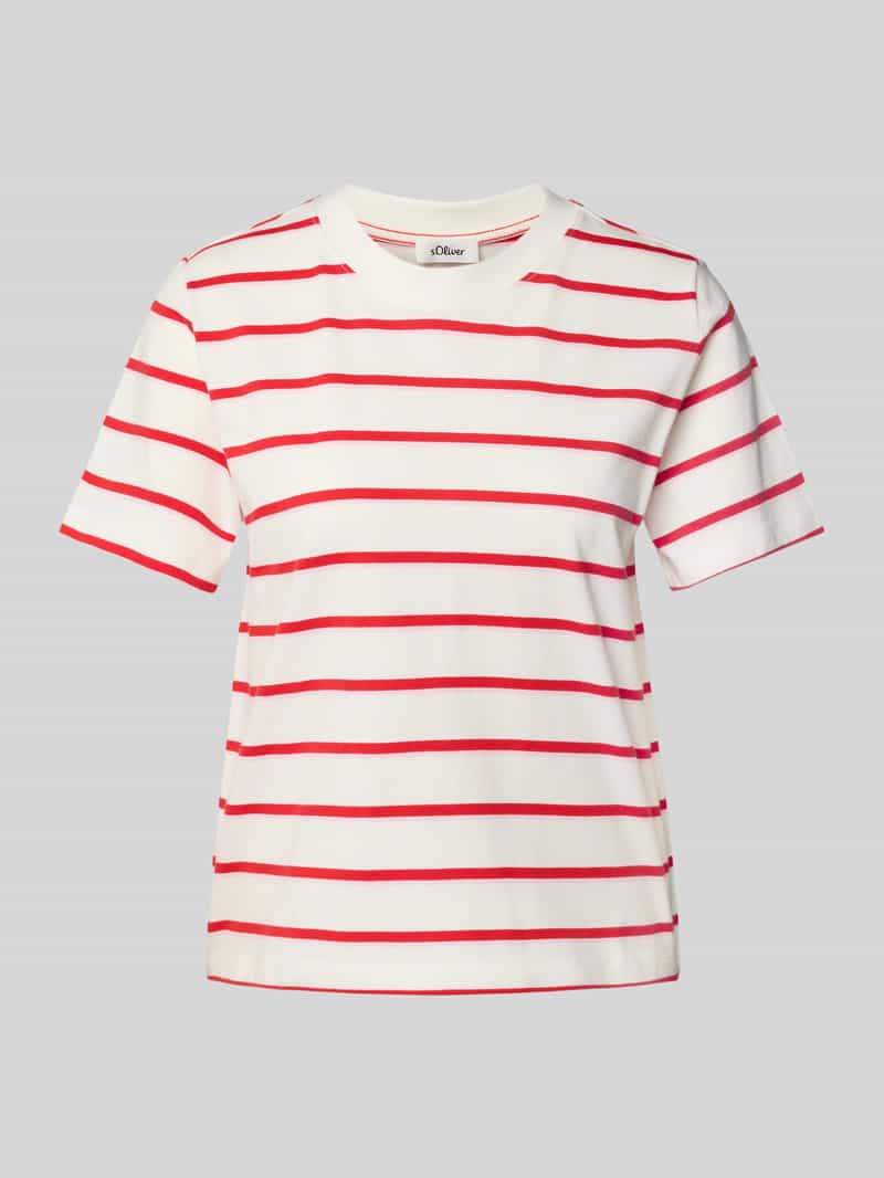 s.Oliver RED LABEL Regular fit T-shirt van puur katoen