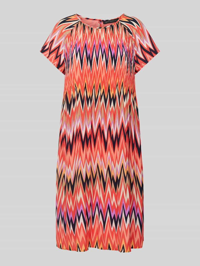 Betty Barclay Knielange jurk met all-over print