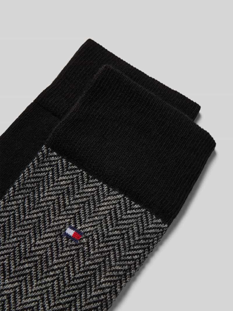 Tommy Hilfiger Kousen van katoenmix per 2 paar