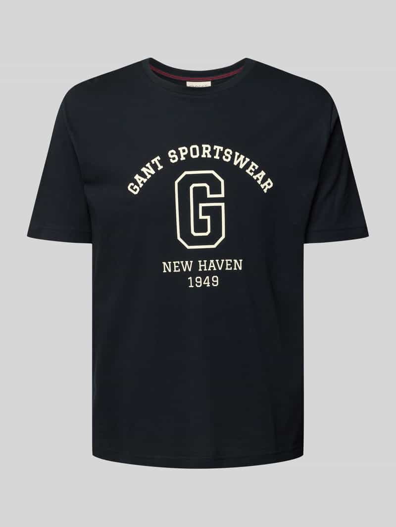 Gant T-shirt met labelprint