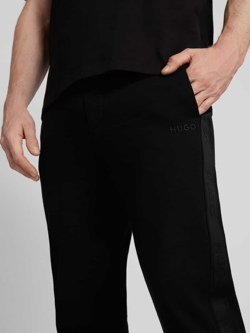 HUGO Sweatpants met labeldetail