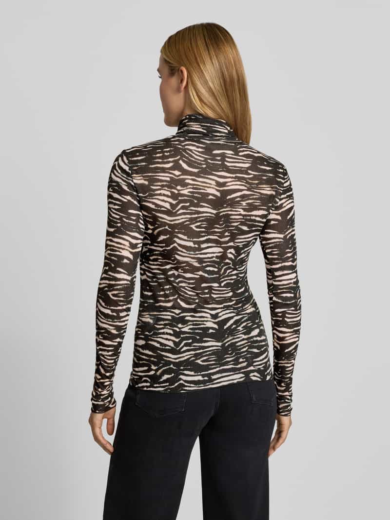 LANIUS Slim fit shirt met lange mouwen van puur lyocell