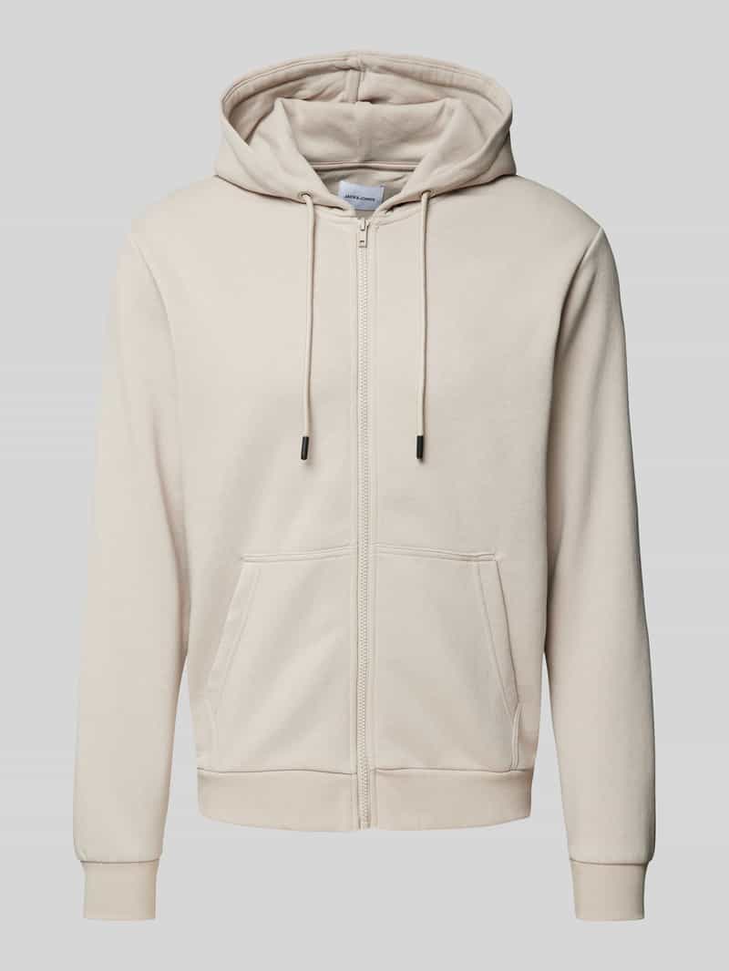 jack & jones Sweatjack met steekzakken opzij model 'BRADLEY'