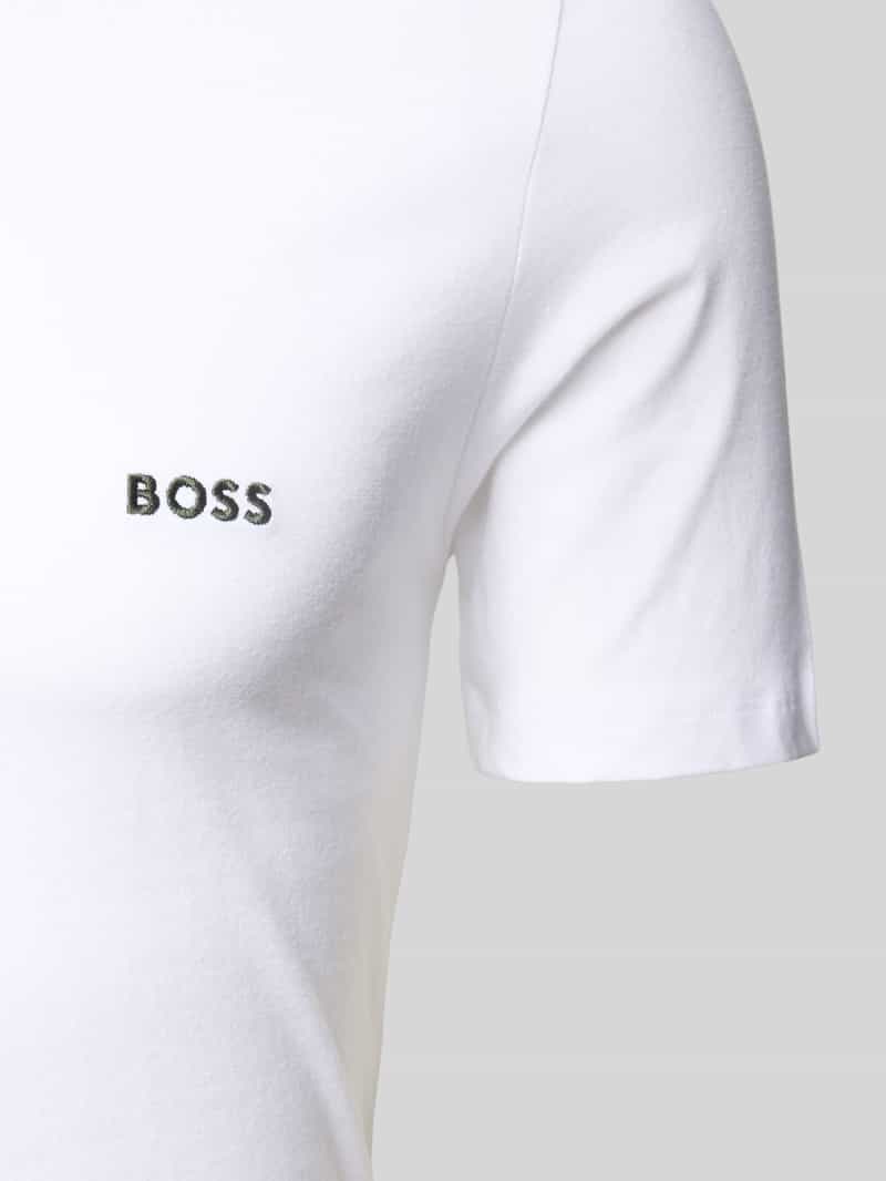 Boss Regular fit T-shirt van puur katoen in een set van 3 stuks