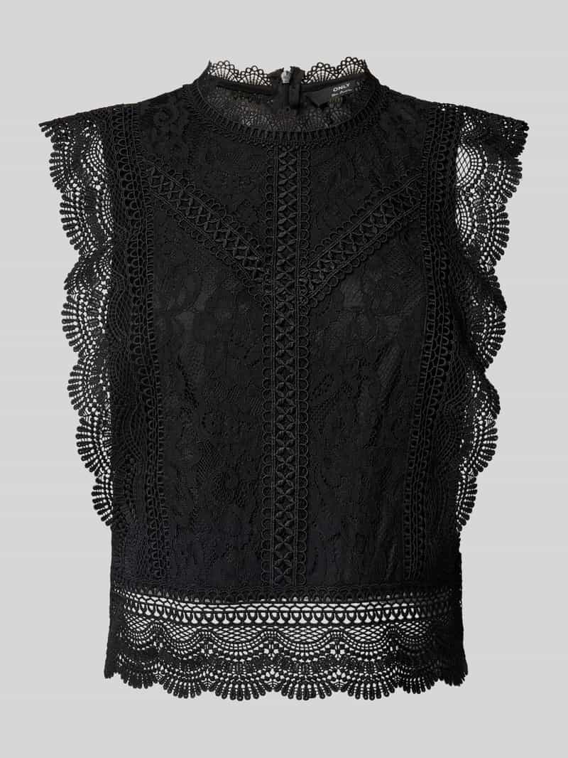 Only Kanten shirt ONLKARO S/L LACE TOP NOOS WVN