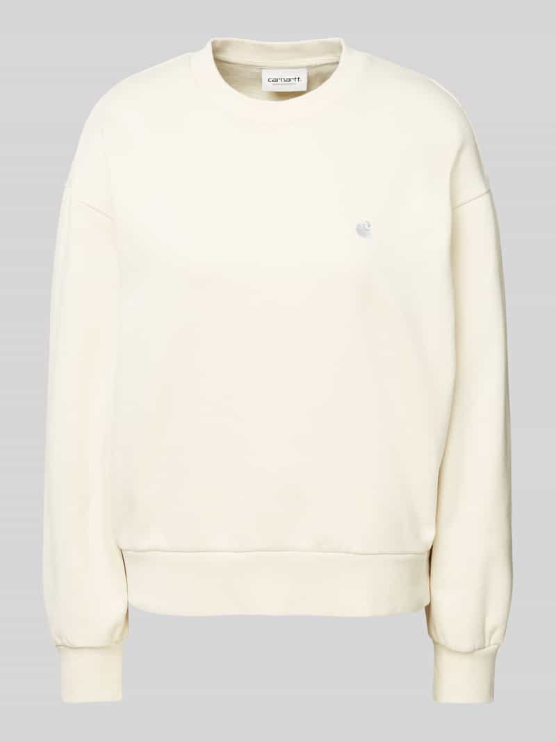 Carhartt Work In Progress Sweatshirt met logostitching model 'CASEY'