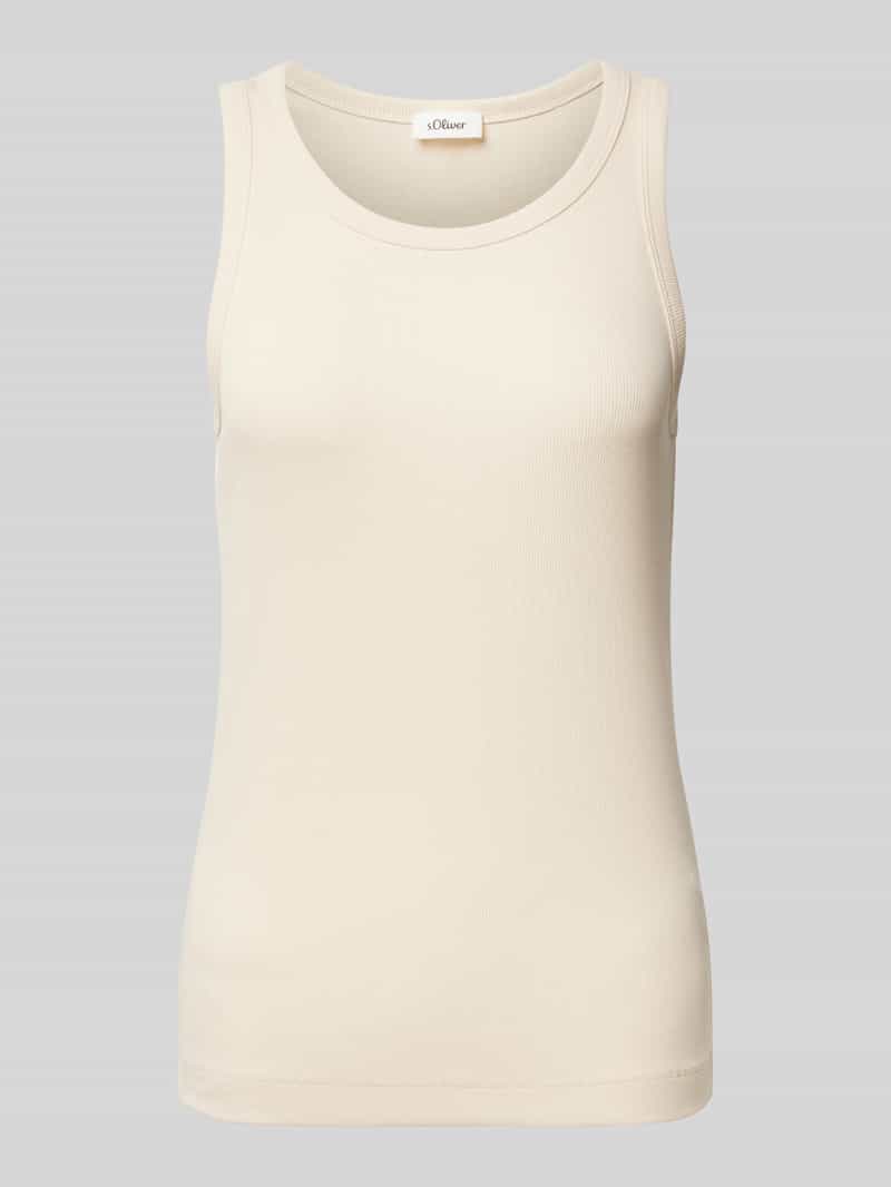 s.Oliver RED LABEL Regular fit tanktop van katoenmix