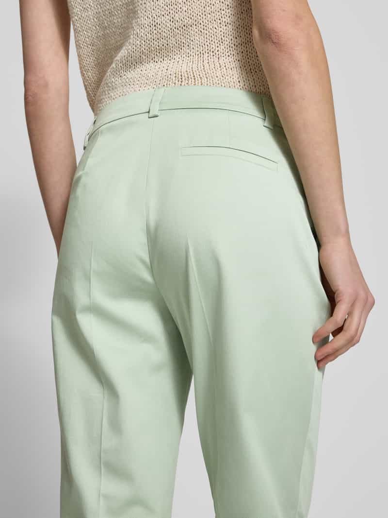 Christian Berg Woman Selection Slim fit pantalon van katoenmix