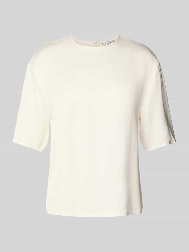 Tommy Hilfiger Relaxed fit blouse van satijn