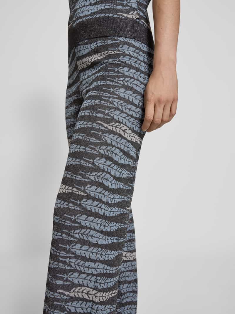 Scotch & Soda Relaxed fit stoffen broek van viscosemix met tunnelkoord