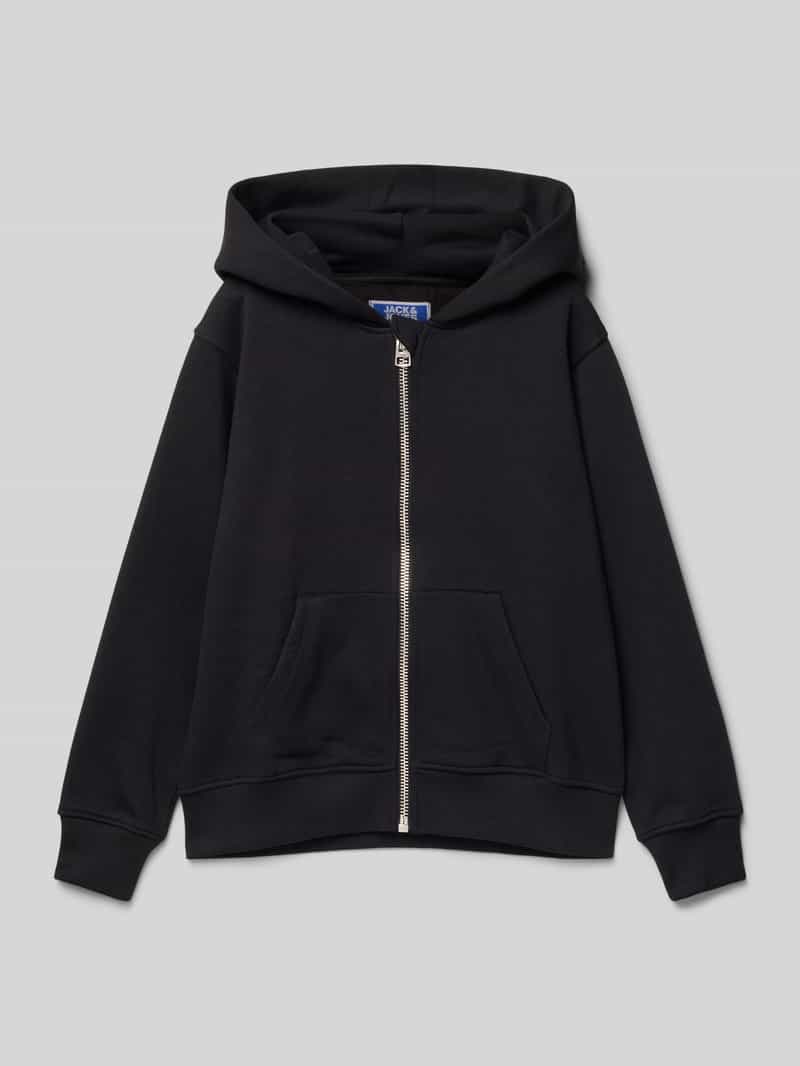 jack & jones Regular fit sweatjack met kangoeroezak model 'Eurban'