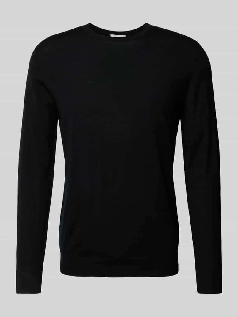 Profuomo Wollen pullover met ronde hals