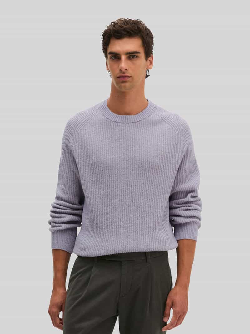Marc O'Polo Regular fit pullover van scheerwolmix