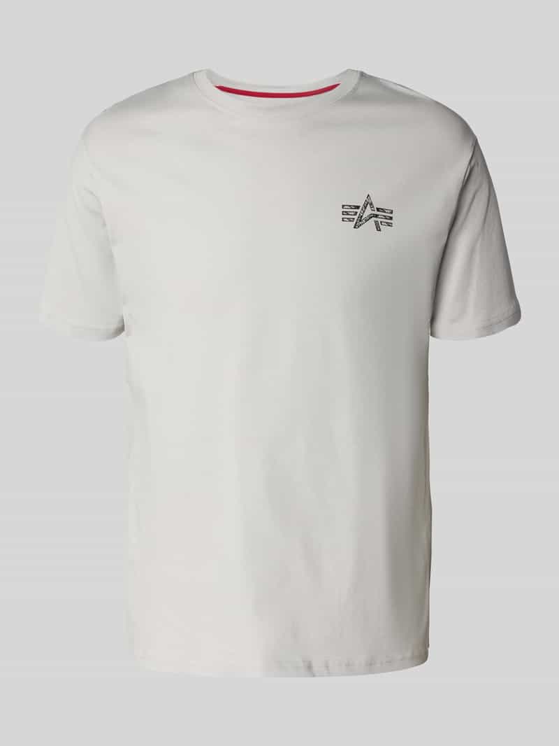 alpha industries T-shirt met labelprint