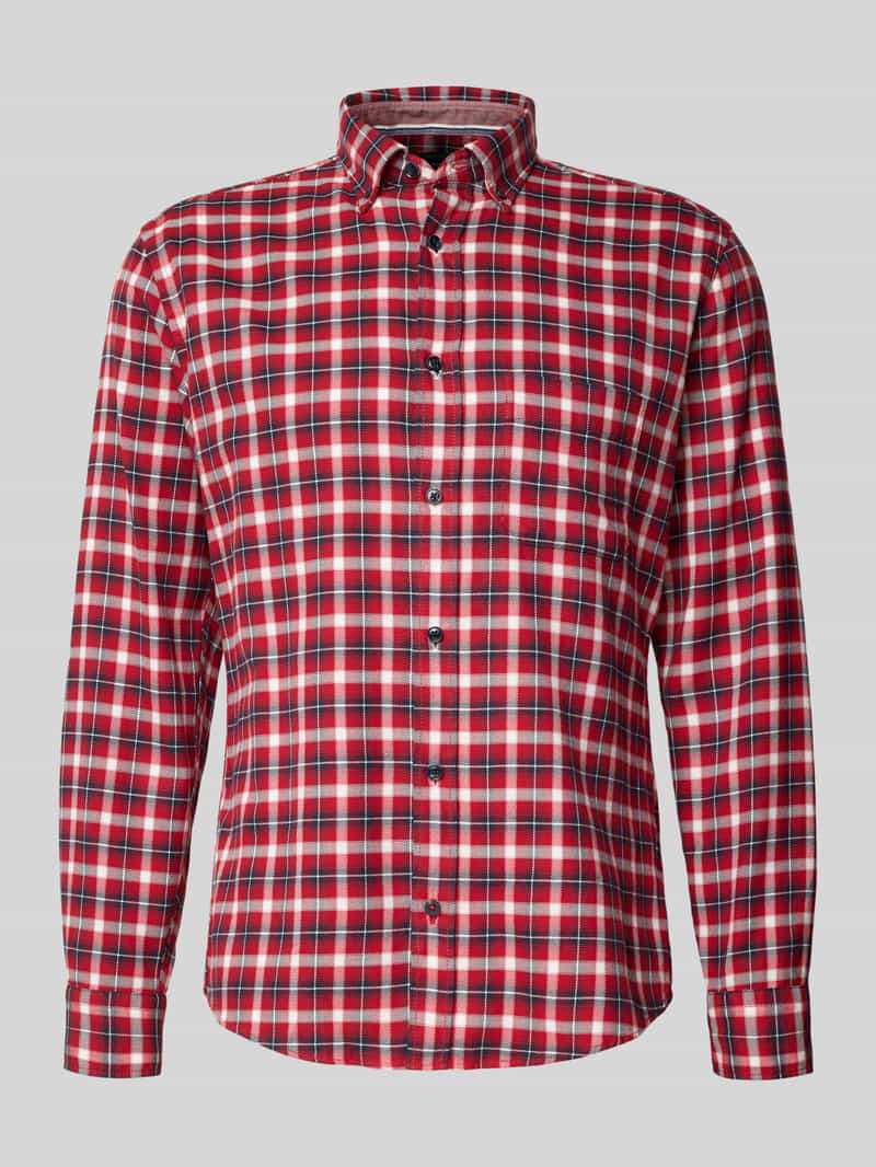 OLYMP Level Five Casual fit vrijetijdsoverhemd met button-downkraag