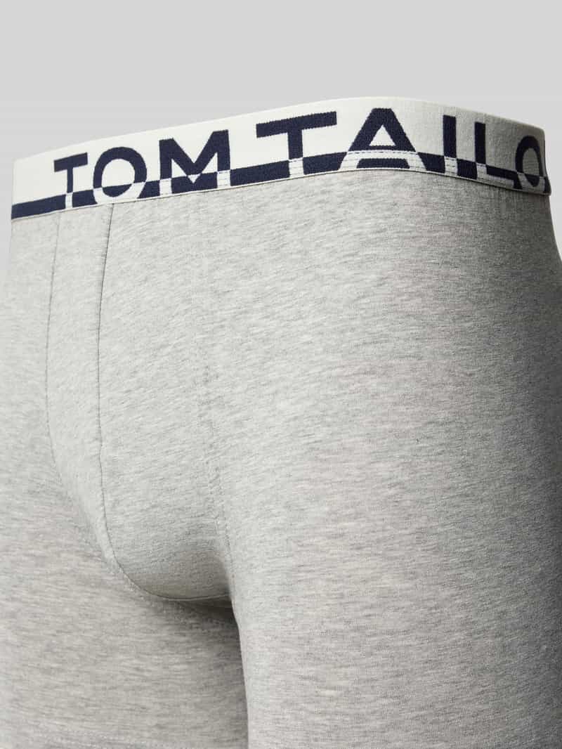 Tom Tailor Slim fit boxershort met labelopschrift op de band