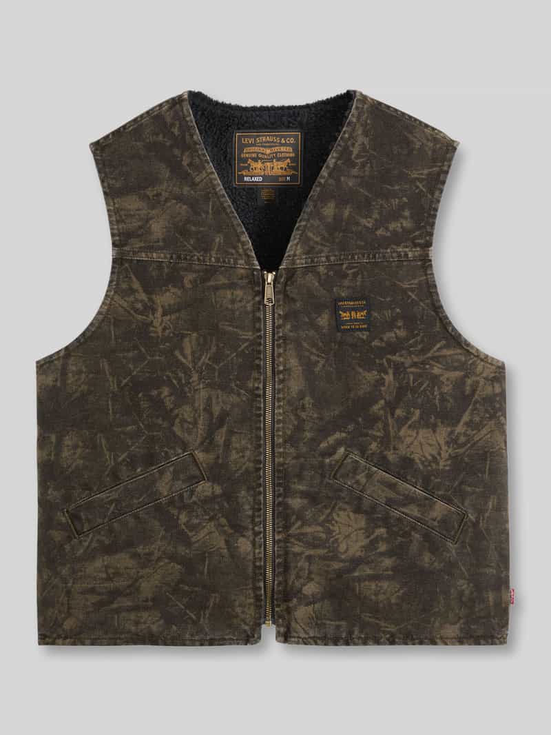 Levi's Regular fit bodywarmer van puur katoen model 'SARATOGA'