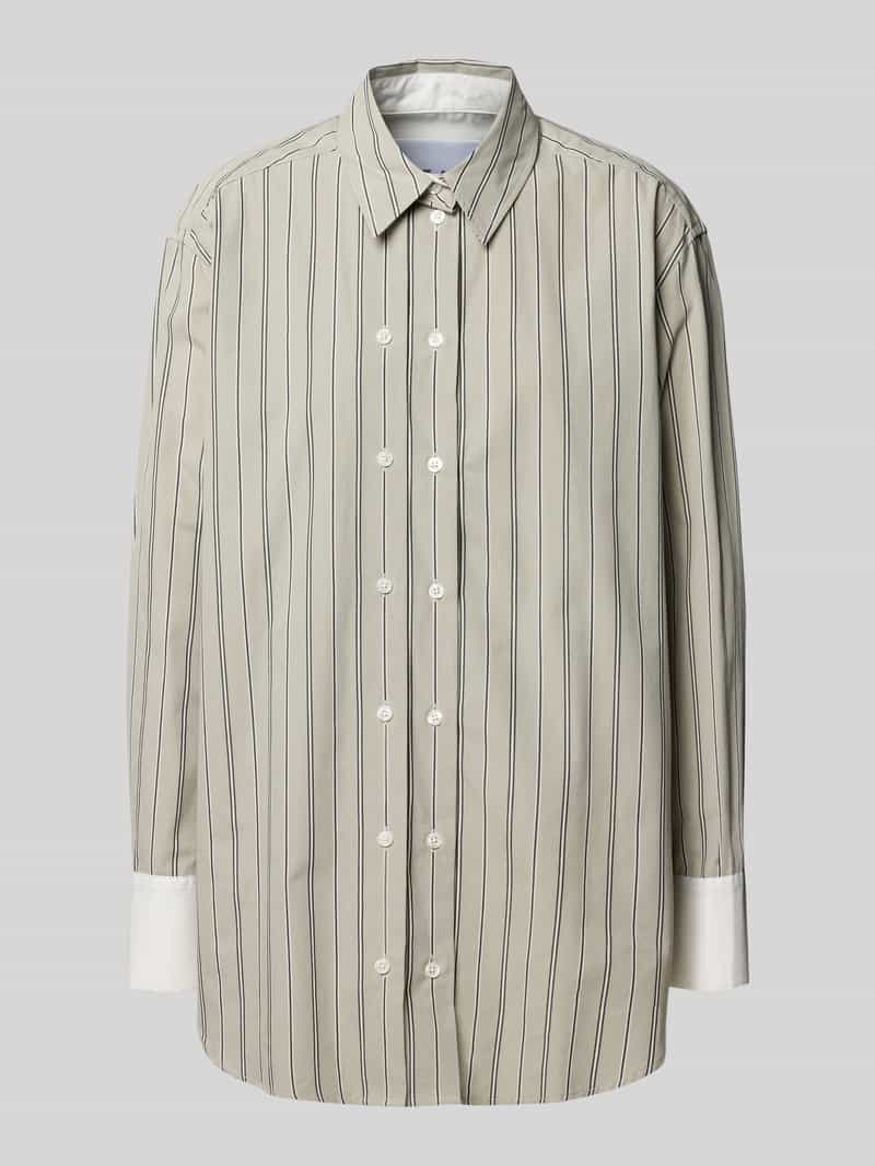 Samsøe Relaxed fit blouse met dubbele knoopsluiting model 'SALAS'