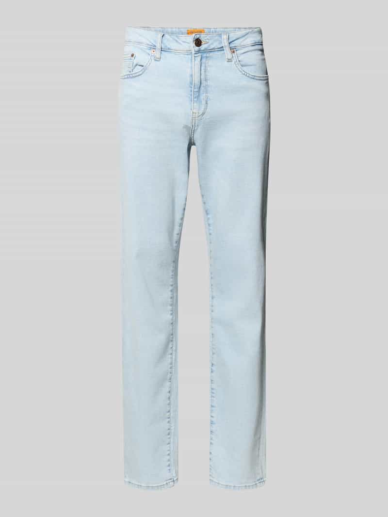 Slim fit jeans van katoenmix model 'WEFT'