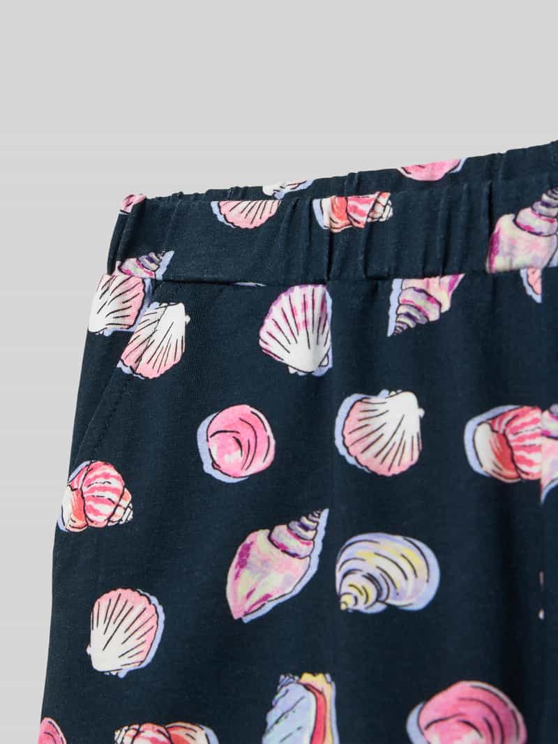 s.Oliver RED LABEL Regular fit korte jersey broek van een mix van katoen en elastaan