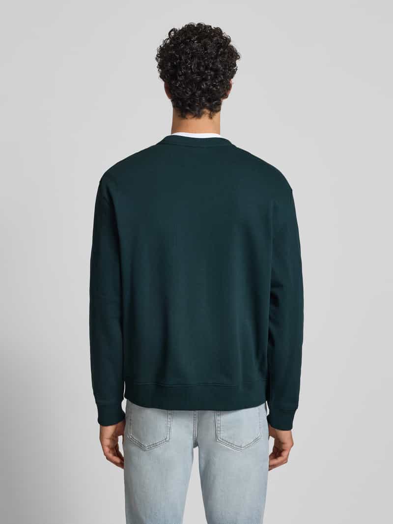 Calvin Klein Sweatshirt van puur katoen nurture navy, foto 2