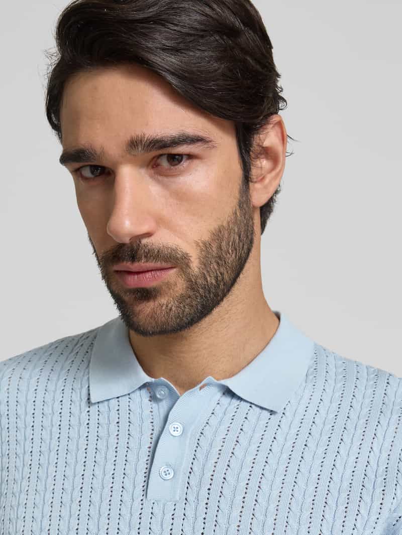drykorn Slim fit poloshirt met knoopsluiting model 'TRITON'