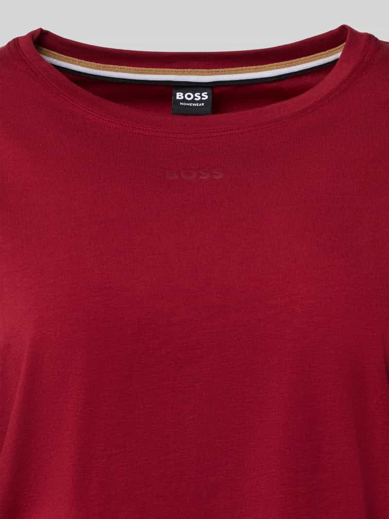 Boss Regular fit pyjamabovendeel van katoenmix