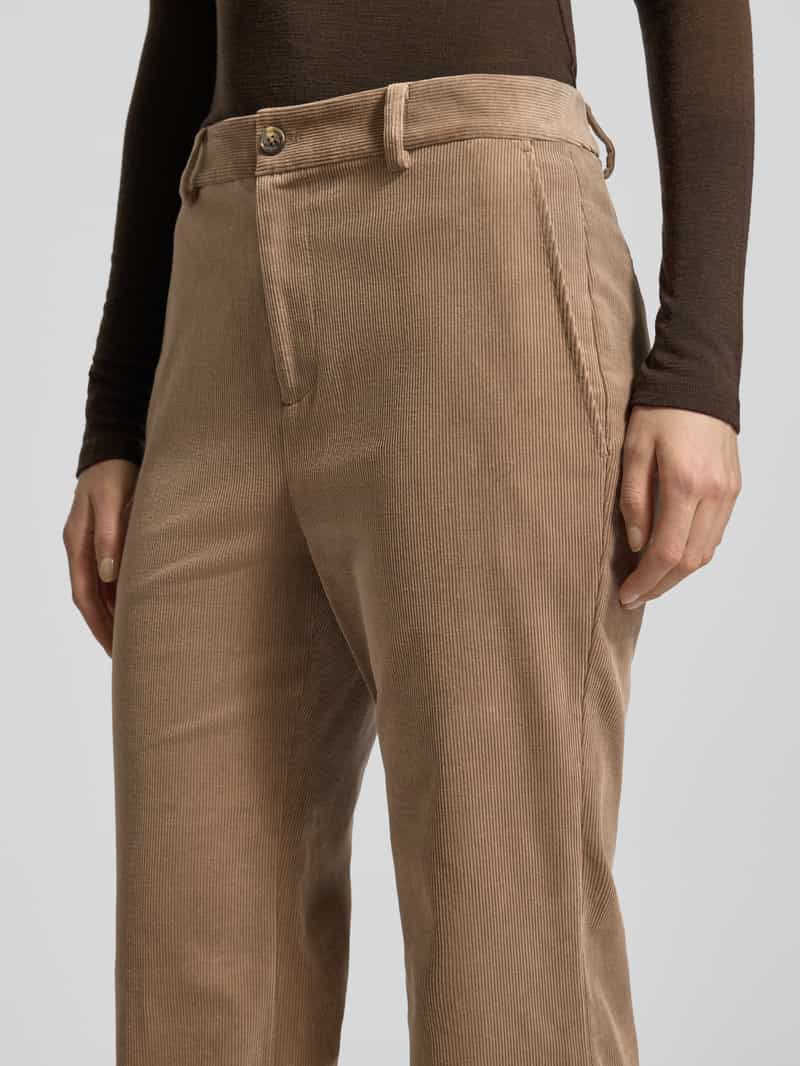 Lauren Ralph Lauren Flared cut corduroy broek met steek- en achterzakken model 'KADEN'