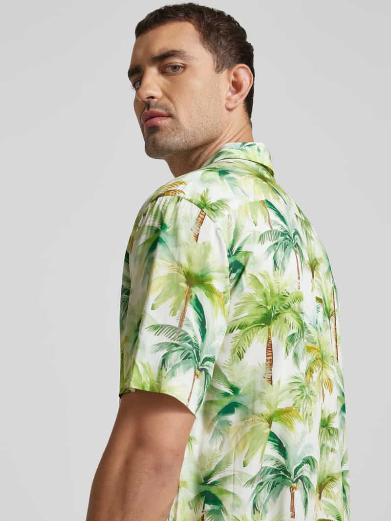 MCNEAL Regular fit vrijetijdsoverhemd met all-over print