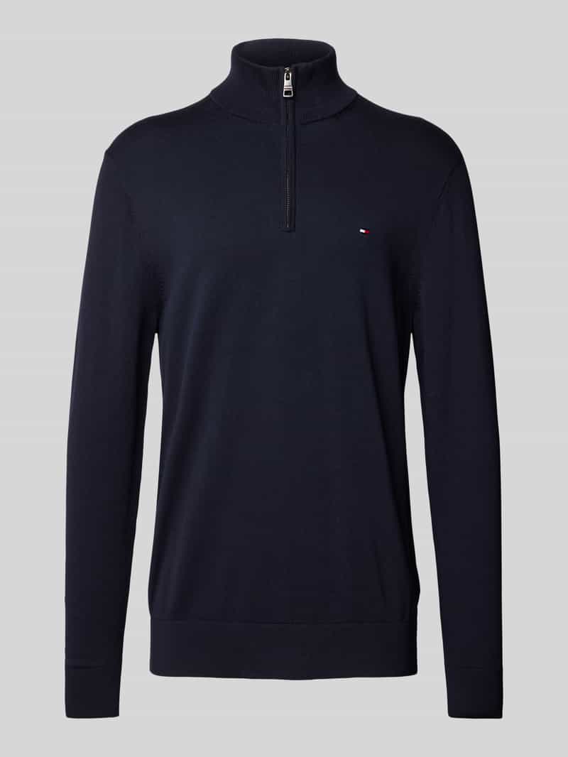 Tommy Hilfiger Schipperstrui ESSENTIAL COTTON ZIP MOCK