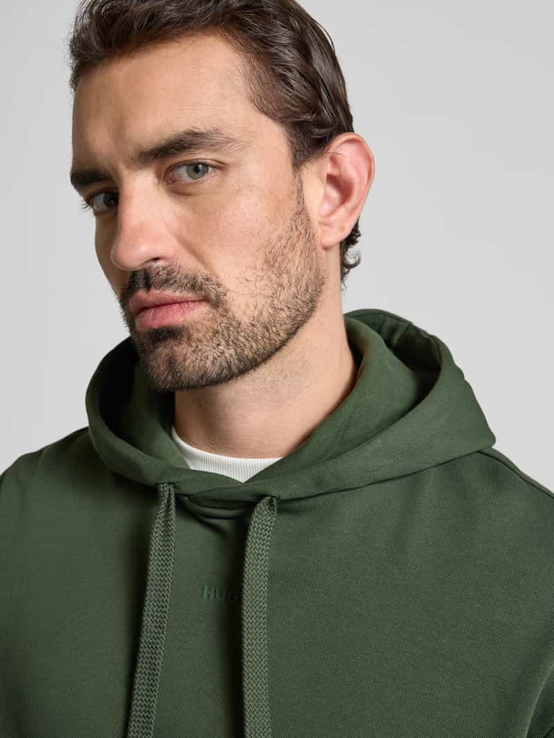HUGO Hoodie met labelprint model 'Dayote'