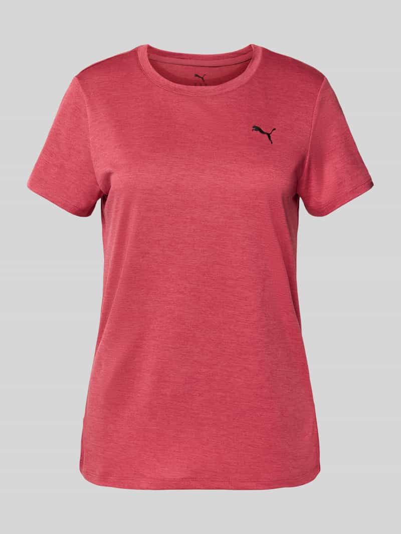 PUMA PERFORMANCE T-shirt met logoprint model 'ESSENTIAL'