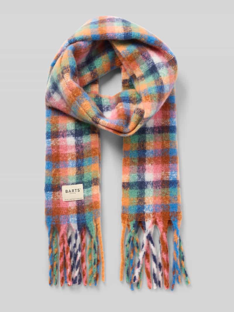 Barts Sjaal met labelpatch model 'Plaity'