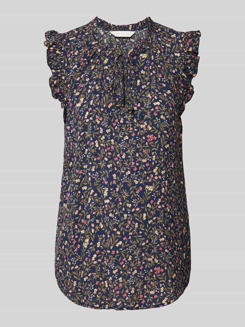 Apricot Blouse met ruches
