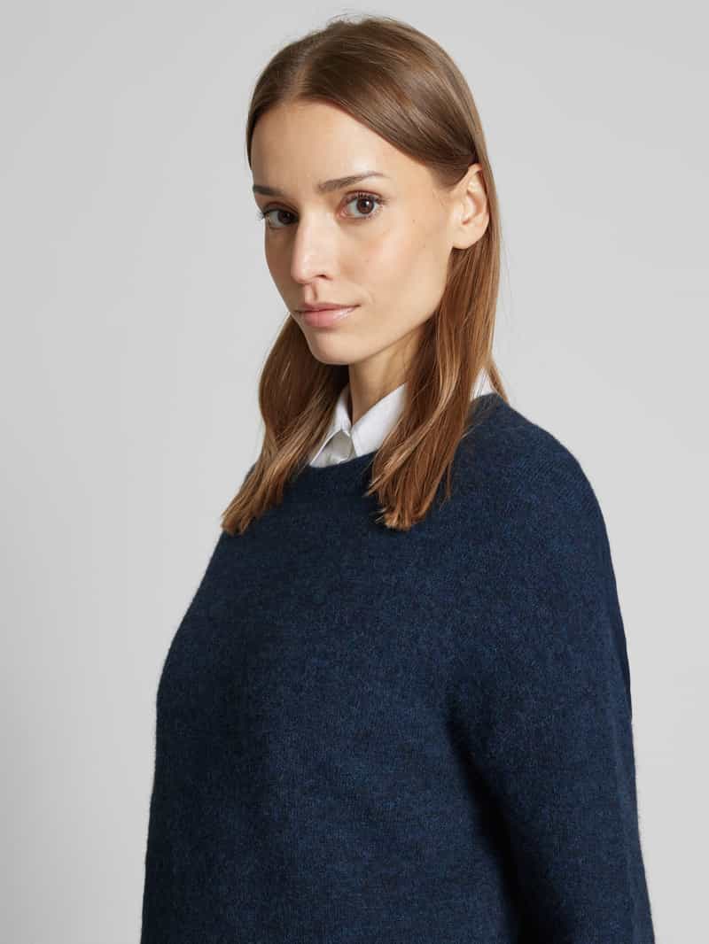 Christian Berg Woman Oversized gebreide pullover met ronde hals